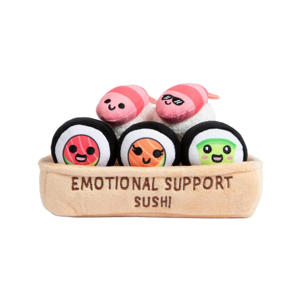 Emotional Support Sushi - Cuddly Plush Sushi Toys In Basket What Do You Meme Toys & Games - Stuffed Animals & Plush Toys