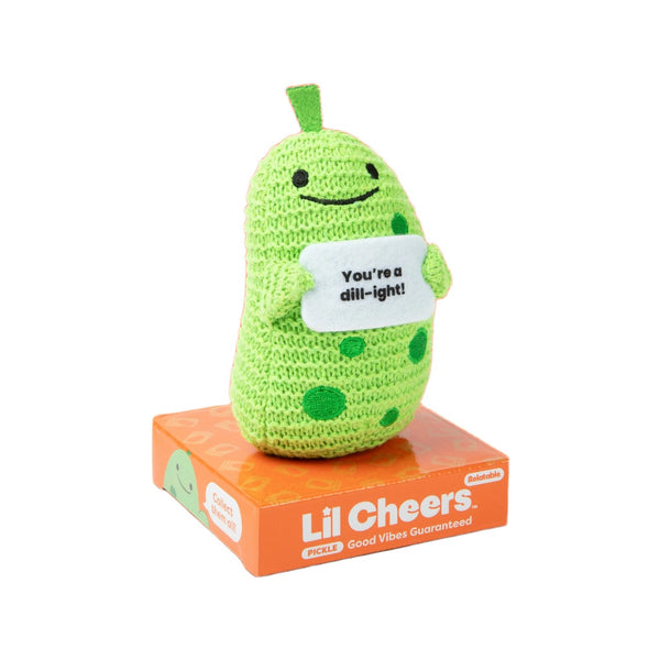 Lil Cheers Pickle Crochet Plush Toy What Do You Meme Toys & Games - Stuffed Animals & Plush Toys