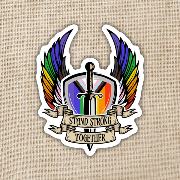 Stand Strong Together Sticker Wildly Enough Impulse - Decorative Stickers