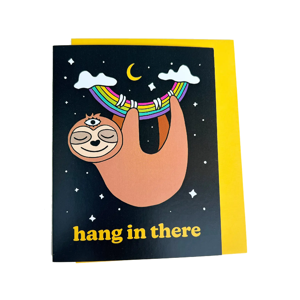 Hang In There Blank Card Wokeface Cards - Any Occasion