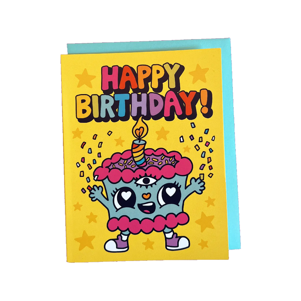 Birthday Cake Birthday Card Wokeface Cards - Birthday