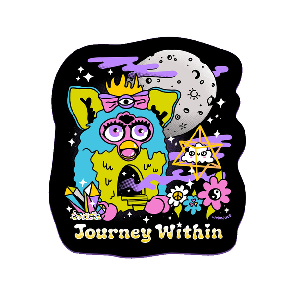 Journey Within Furby Sticker Wokeface Impulse - Decorative Stickers