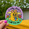 Silly Drink Will Cure Me Sticker Wokeface Impulse - Decorative Stickers