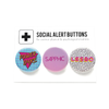 Sapphic Lesbo Queers Buttons Pack Word For Word Factory Jewelry - Pins