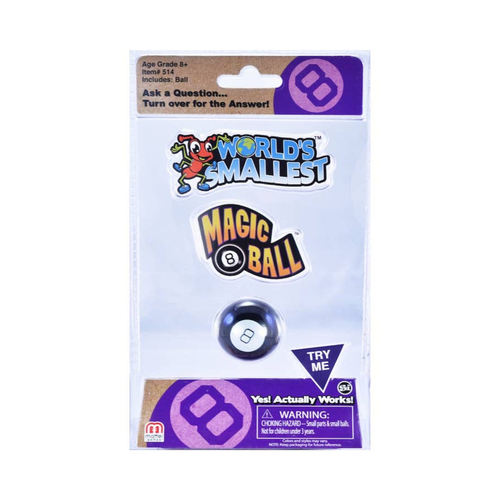 World's Smallest Magic 8 Ball Tie Dye World's Smallest Toys & Games