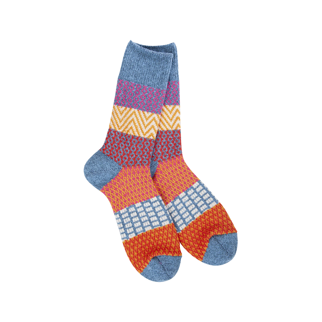 Denim Weekend Gallery Crew Socks - Womens Worlds Softest Apparel & Accessories - Socks - Adult - Womens