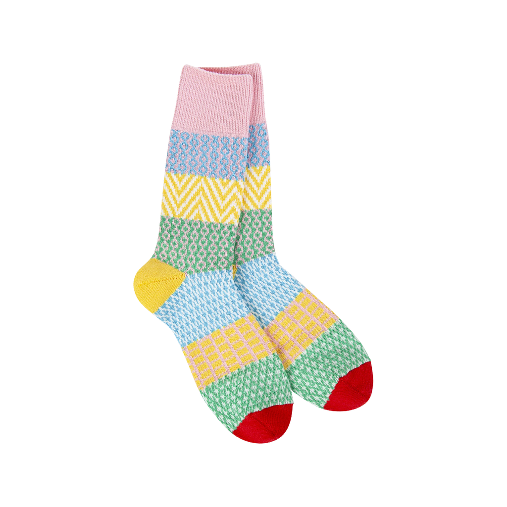 Wonderland Holiday Gallery Crew Socks - Womens Worlds Softest Apparel & Accessories - Socks - Adult - Womens