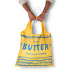Butter Art Sack Reusable Tote Bag Yellow Owl Workshop Apparel & Accessories - Bags - Reusable Shoppers & Tote Bags