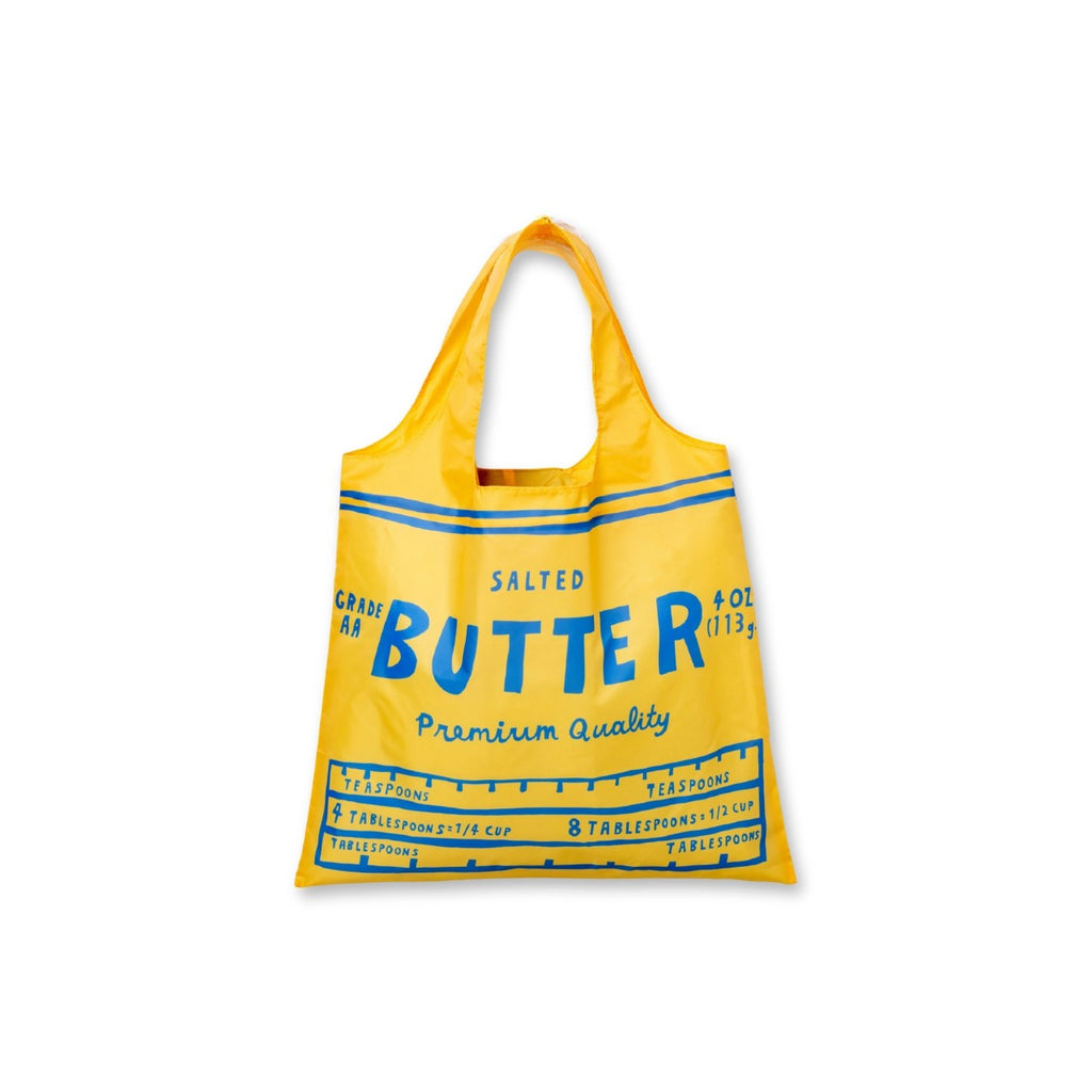 Butter Art Sack Reusable Tote Bag Yellow Owl Workshop Apparel & Accessories - Bags - Reusable Shoppers & Tote Bags