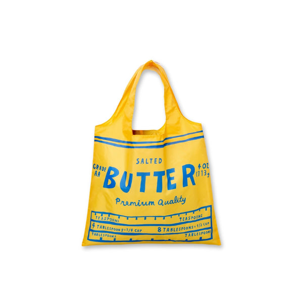 Butter Art Sack Reusable Tote Bag Yellow Owl Workshop Apparel & Accessories - Bags - Reusable Shoppers & Tote Bags