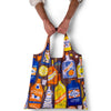 Cocktails Art Sack Reusable Tote Bag Yellow Owl Workshop Apparel & Accessories - Bags - Reusable Shoppers & Tote Bags