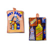 Cocktails Art Sack Reusable Tote Bag Yellow Owl Workshop Apparel & Accessories - Bags - Reusable Shoppers & Tote Bags