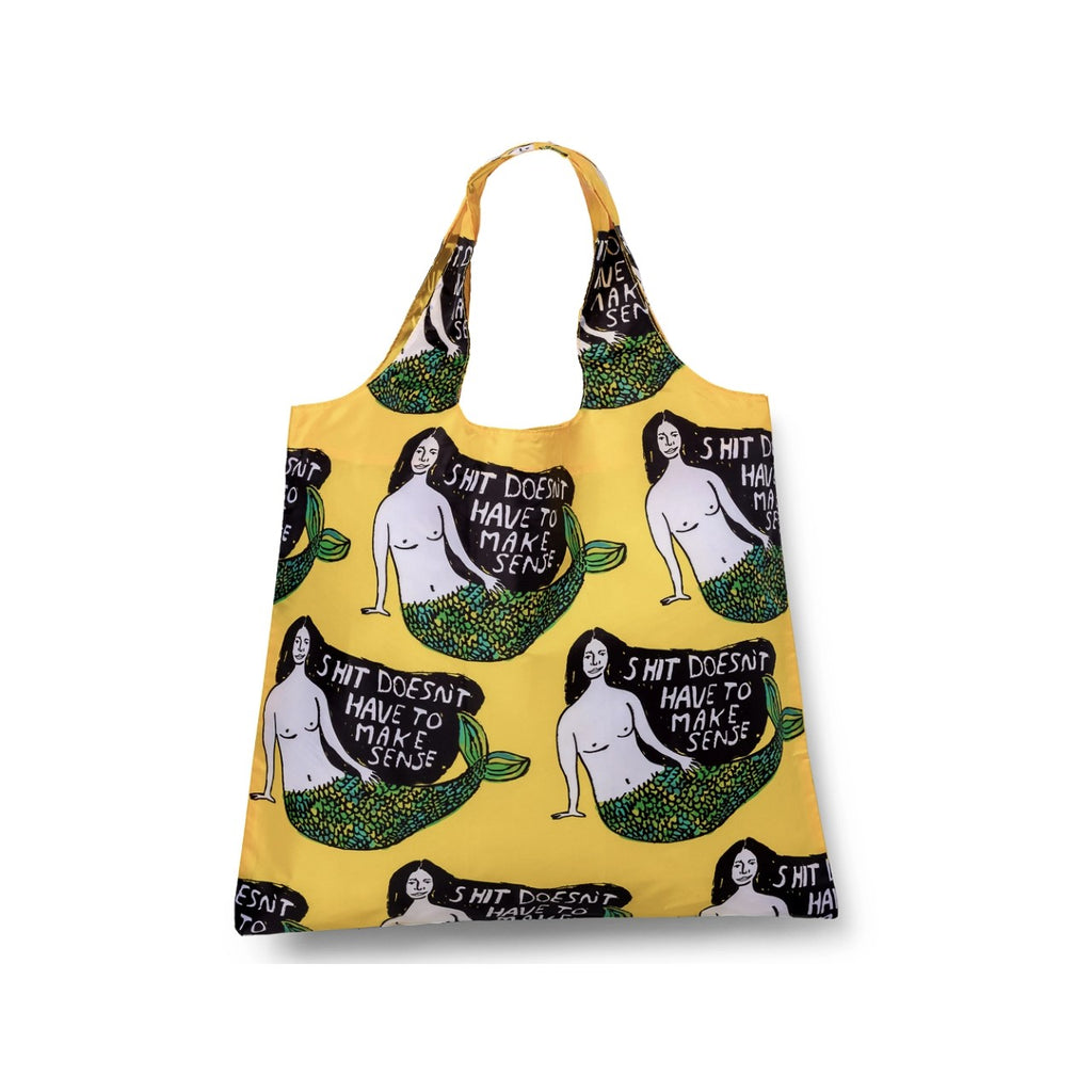 Doesn't Have To Make Sense Art Sack Reusable Tote Bag Yellow Owl Workshop Apparel & Accessories - Bags - Reusable Shoppers & Tote Bags