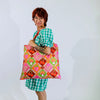 Fuck Off Retro Art Sack Reusable Tote Bag Yellow Owl Workshop Apparel & Accessories - Bags - Reusable Shoppers & Tote Bags