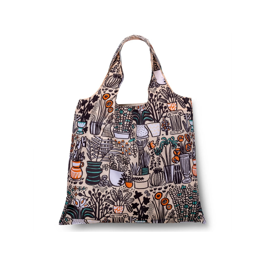 Garden Art Sack Reusable Tote Bag Yellow Owl Workshop Apparel & Accessories - Bags - Reusable Shoppers & Tote Bags
