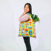 Tins Art Sack Reusable Tote Bag Yellow Owl Workshop Apparel & Accessories - Bags - Reusable Shoppers & Tote Bags