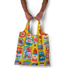 Tins Art Sack Reusable Tote Bag Yellow Owl Workshop Apparel & Accessories - Bags - Reusable Shoppers & Tote Bags