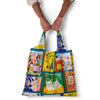 Useless Books Art Sack Reusable Tote Bag Yellow Owl Workshop Apparel & Accessories - Bags - Reusable Shoppers & Tote Bags