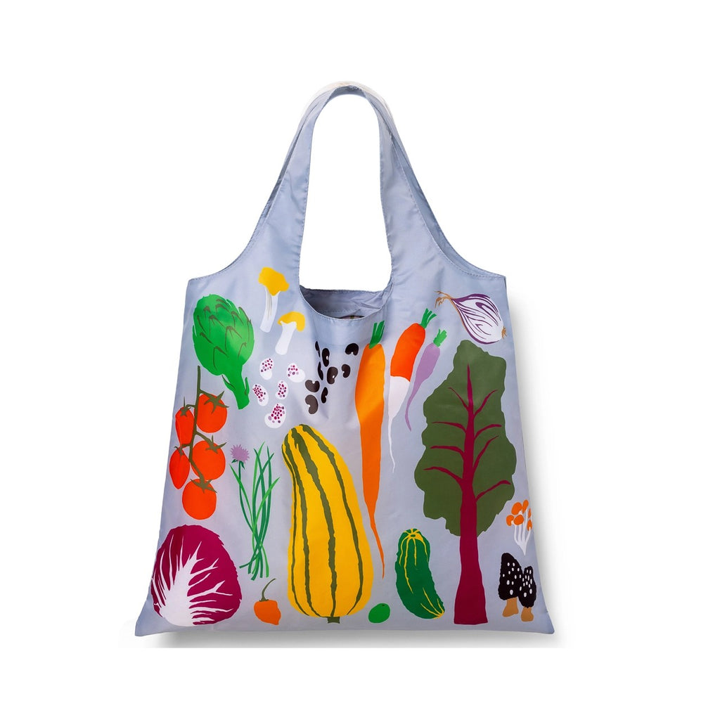 Vegetables Art Sack Reusable Tote Bag Yellow Owl Workshop Apparel & Accessories - Bags - Reusable Shoppers & Tote Bags