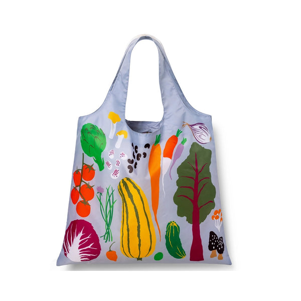 Vegetables Art Sack Reusable Tote Bag Yellow Owl Workshop Apparel & Accessories - Bags - Reusable Shoppers & Tote Bags