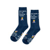 Father Of The Year Unisex Crew Socks Yellow Owl Workshop Apparel & Accessories - Socks - Adult - Unisex