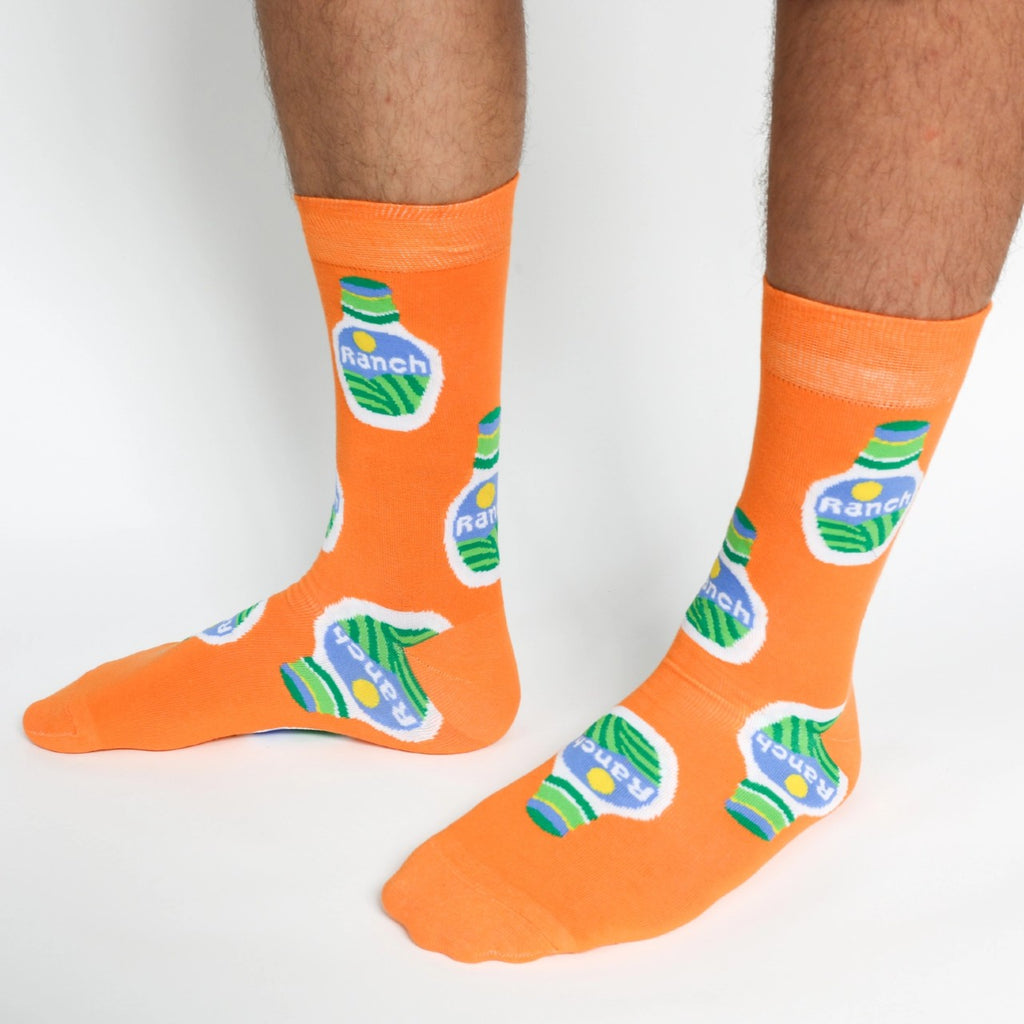 Ranch Unisex Crew Socks Yellow Owl Workshop Apparel & Accessories - Socks - Adult - Unisex