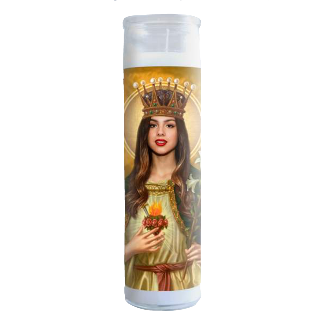 Olivia Rodrigo lluminidol Celebrity Prayer Candle from Illuminidol ...