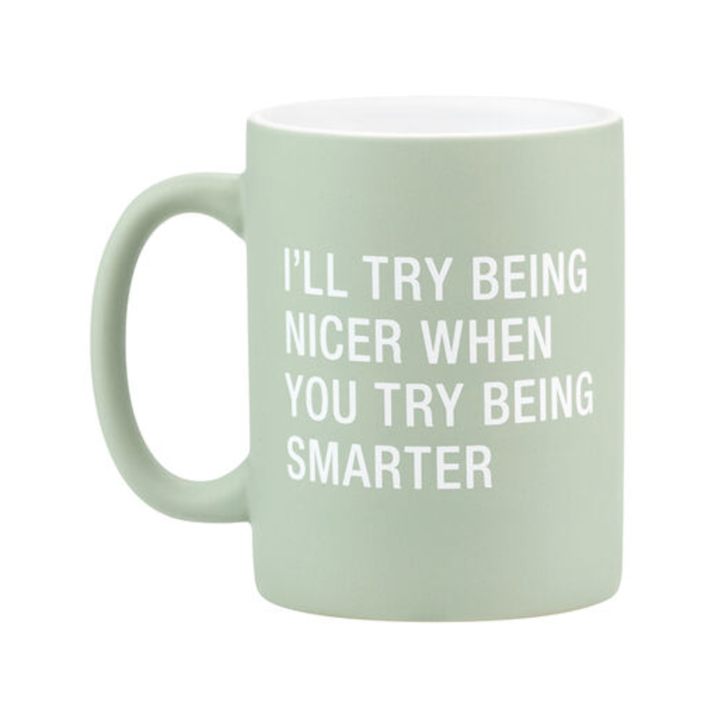 Being Smarter Mug About Face Designs Home - Mugs & Glasses