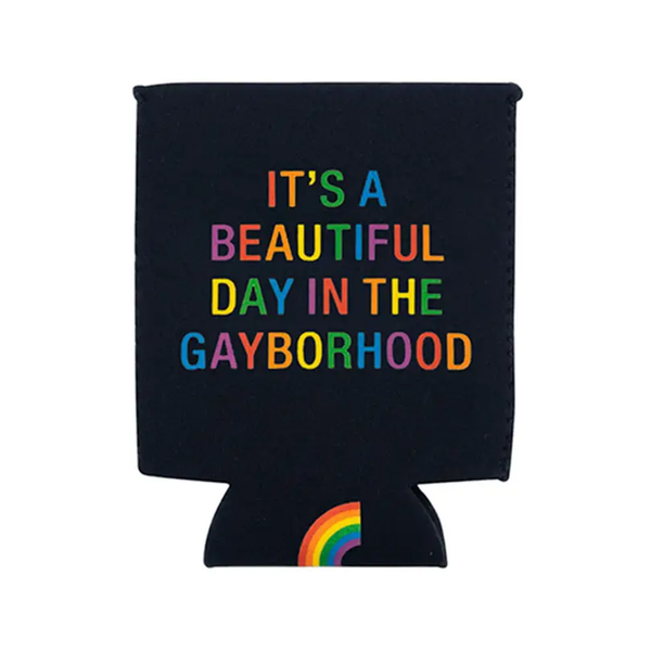 Gayborhood Can Cooler About Face Designs Home - Mugs & Glasses - Koozies