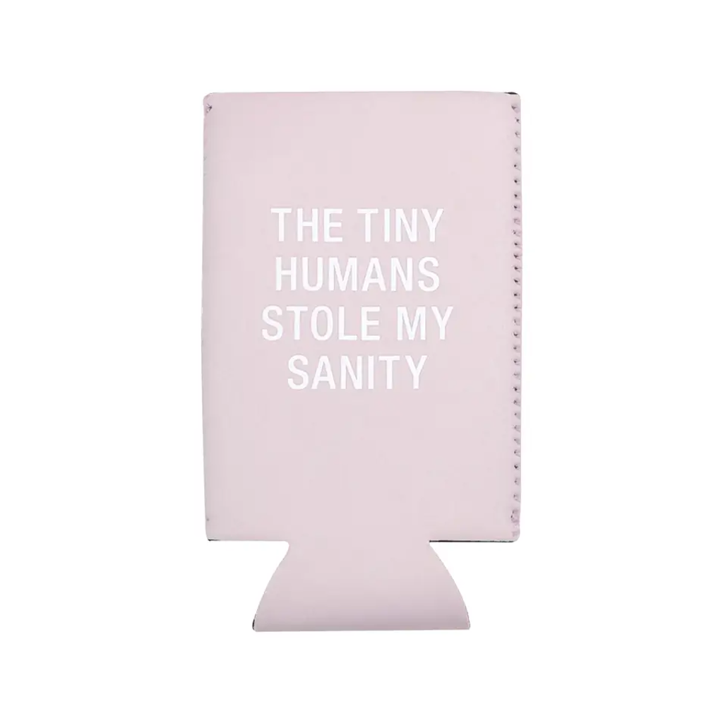 Tiny Human Slim Can Cooler About Face Designs Home - Mugs & Glasses - Koozies