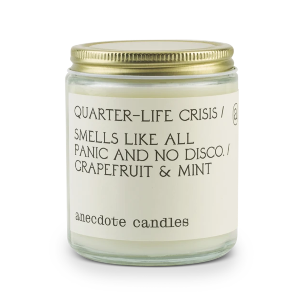 Quarter Life Crisis Candle - Grapefruit & Mint Anecdote Candles Home - Candles - Novelty