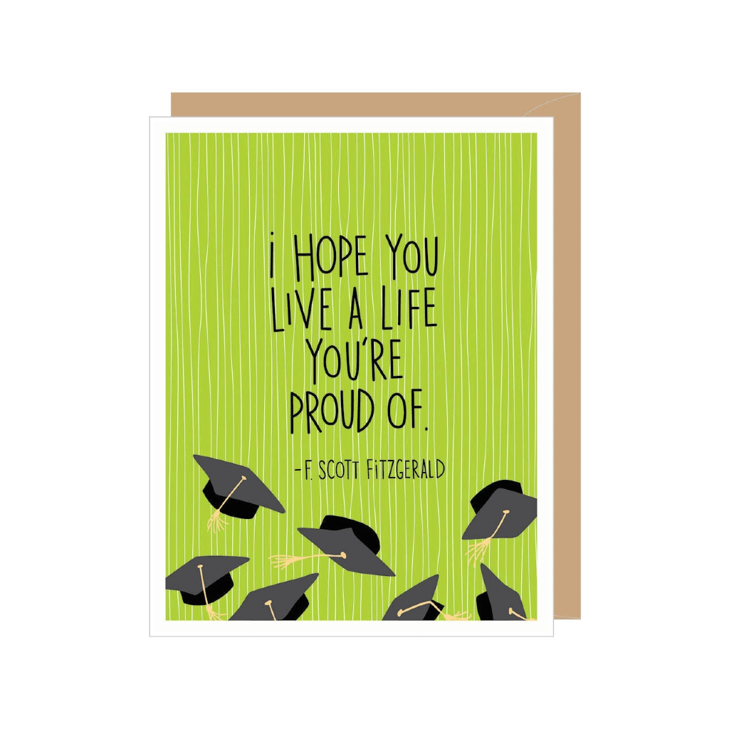 Cards　Graduation　Quote　Fitzgerald　Apartment　F.　Scott　General　–　Card　Urban　from　Store