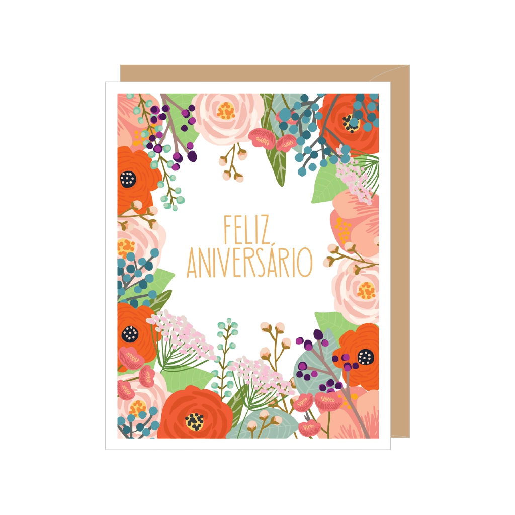 Spanish Floral Anniversary Card Apartment 2 Cards Cards - Love - Anniversary