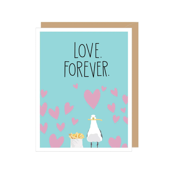 Seagull Love Forever Love Card Apartment 2 Cards Cards - Love