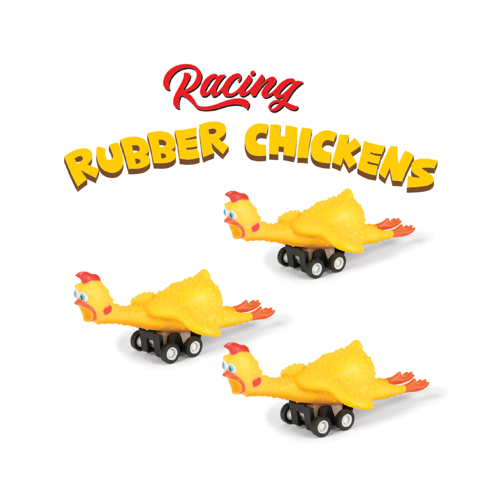 Racing Rubber Chickens Archie McPhee Impulse