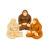 Meditating Bigfoot Archie McPhee Toys & Games - Action & Toy Figures