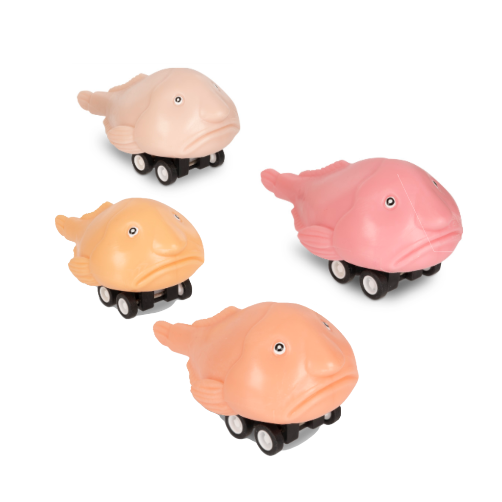 Racing Blobfish Toy Archie McPhee Toys & Games - Action & Toy Figures