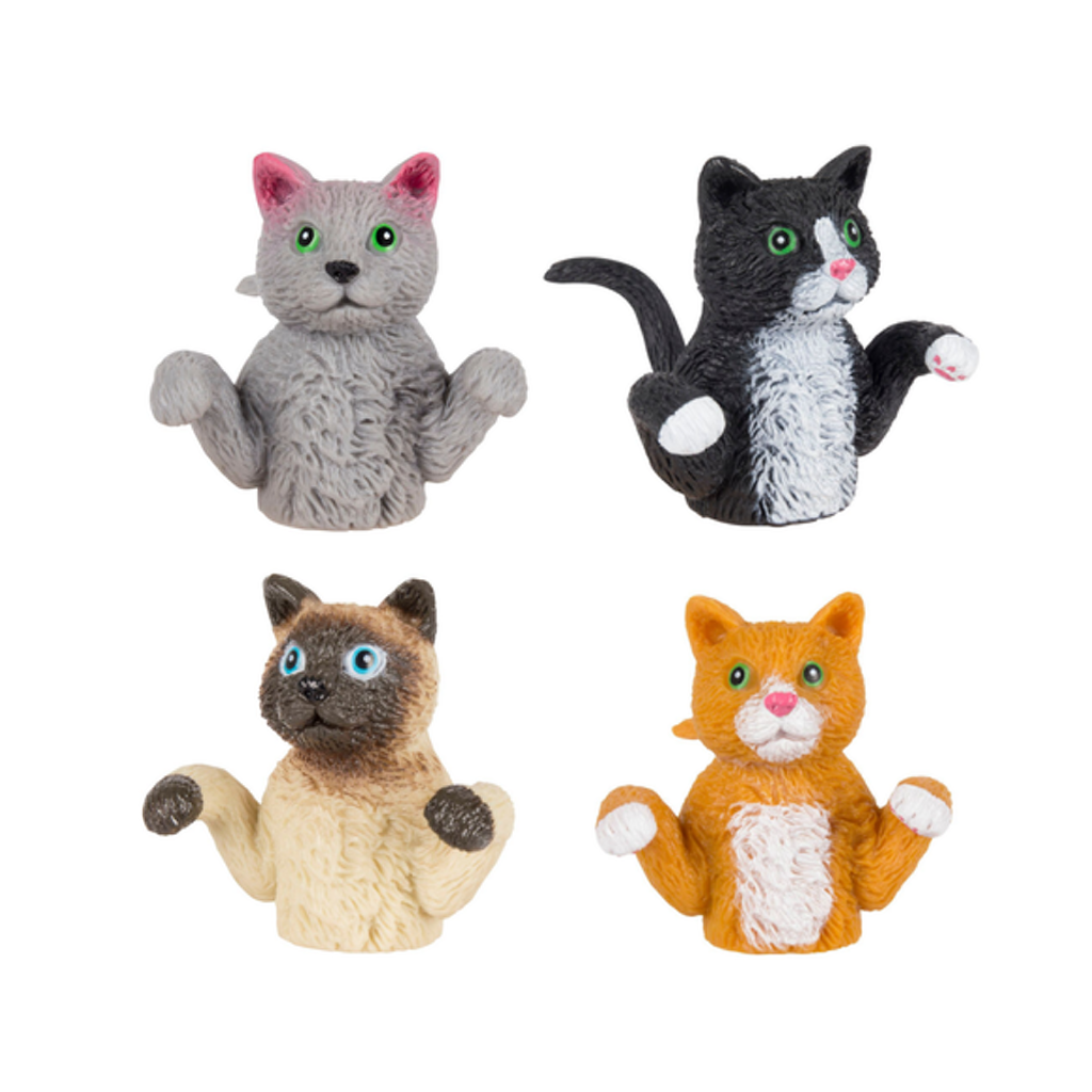 Finger Cats Finger Puppets Archie McPhee Toys & Games - Finger Puppets - Animals