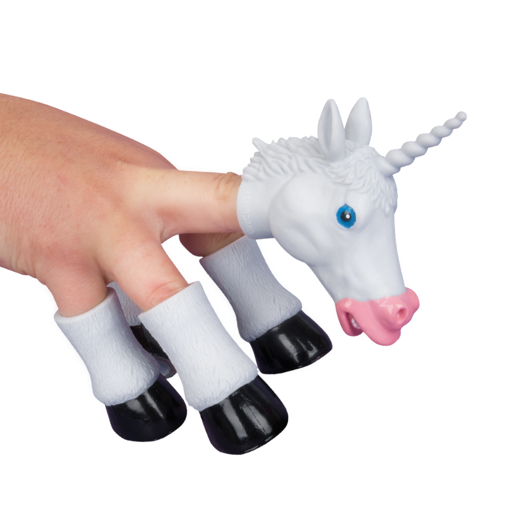 Handicorn Unicorn Finger Puppet Set Archie McPhee Toys & Games - Finger Puppets - Animals