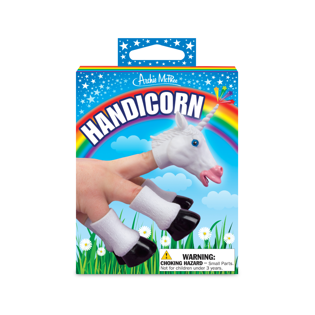Handicorn Unicorn Finger Puppet Set Archie McPhee Toys & Games - Finger Puppets - Animals