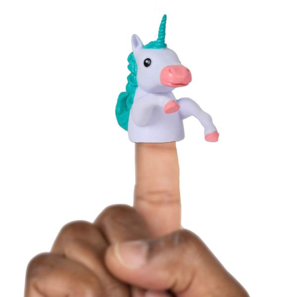 Unicorn Finger Puppet Archie McPhee Toys & Games - Finger Puppets - Animals