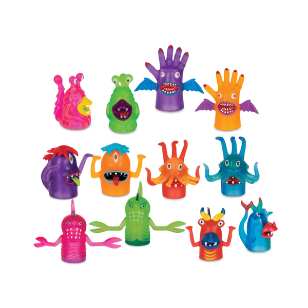 Fantastic Finger Monsters - Assorted Archie McPhee Toys & Games - Finger Puppets