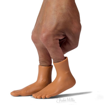 Finger Feet Finger Puppet from Archie McPhee โ Urban General Store