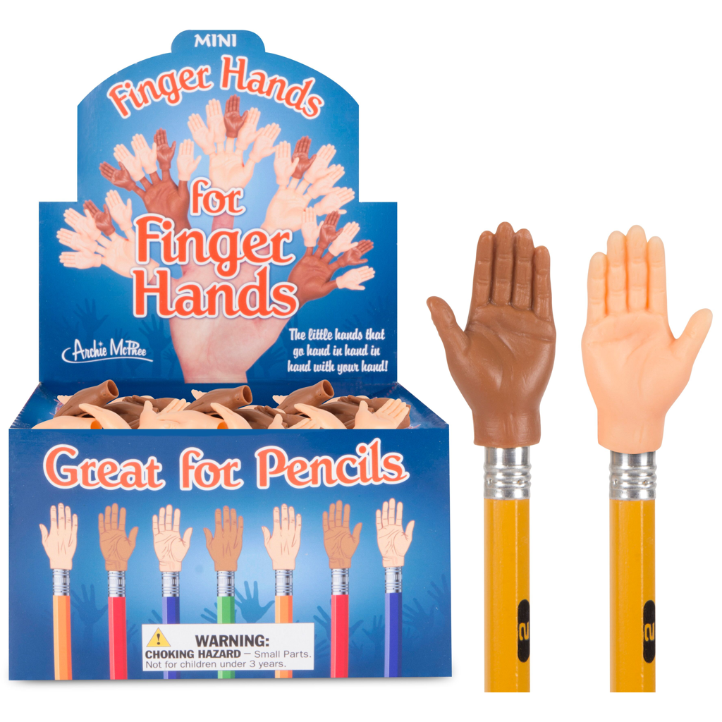 Extendable Mini Hands Mini FingerHands for Fingerhands from Archie McPhee – Urban General Store