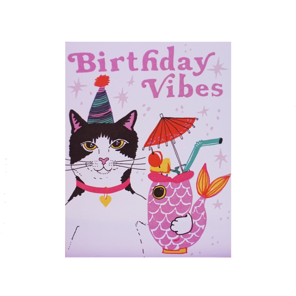 AAC CARD BIRTHDAY VIBES ASH + CHESS Cards - Birthday