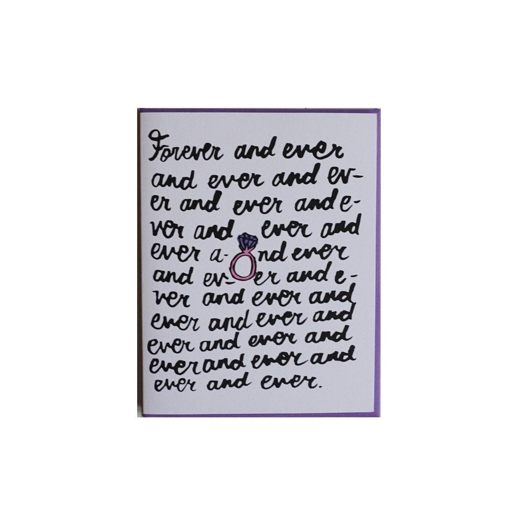 Forever and Ever Wedding Card Ash + Chess Cards - Love - Wedding