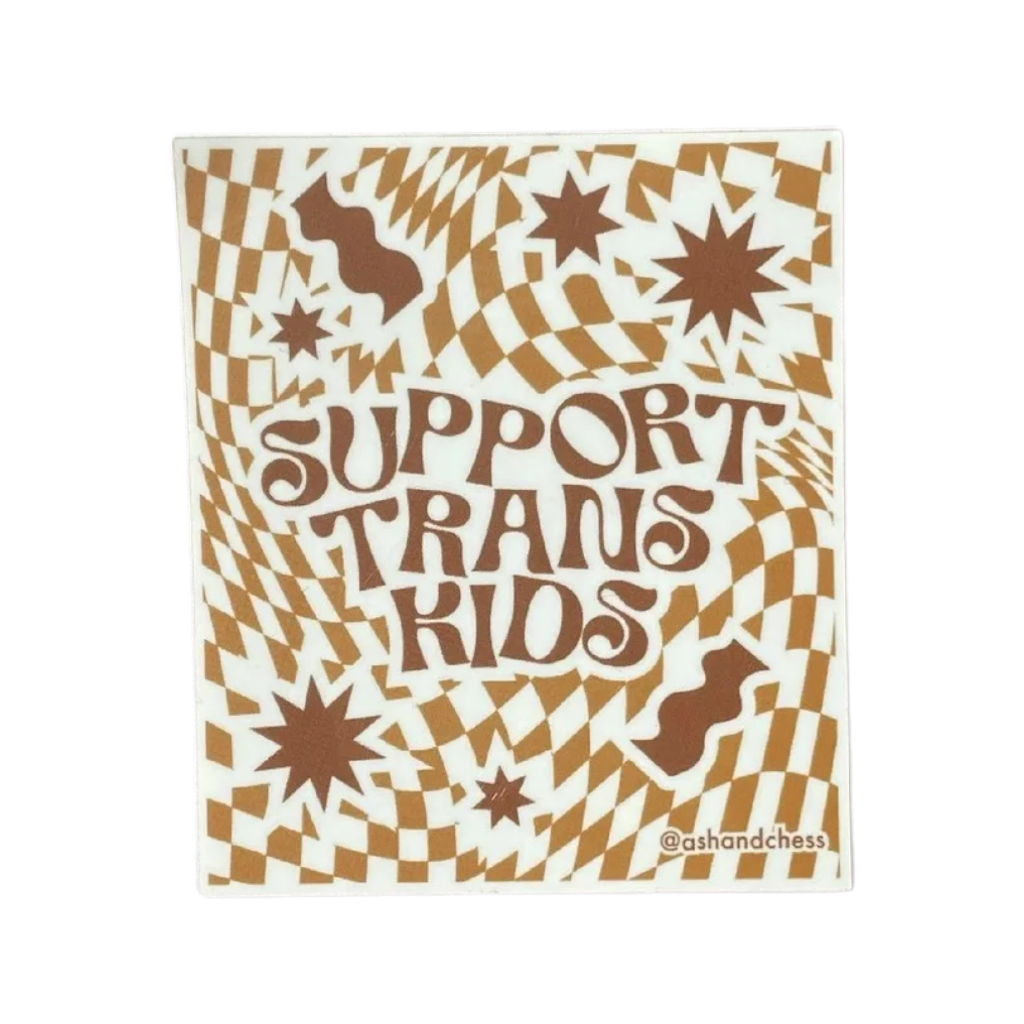 Support Trans Kids Sticker Ash + Chess Impulse - Decorative Stickers