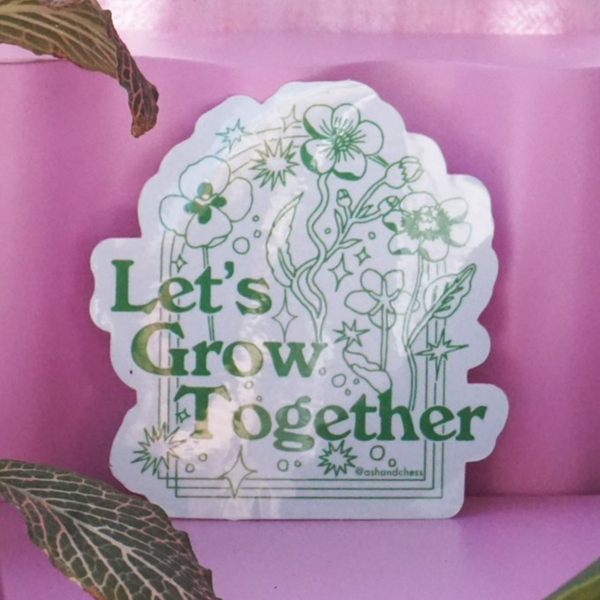Let's Grow Together Sticker ASH + CHESS Impulse - Stickers