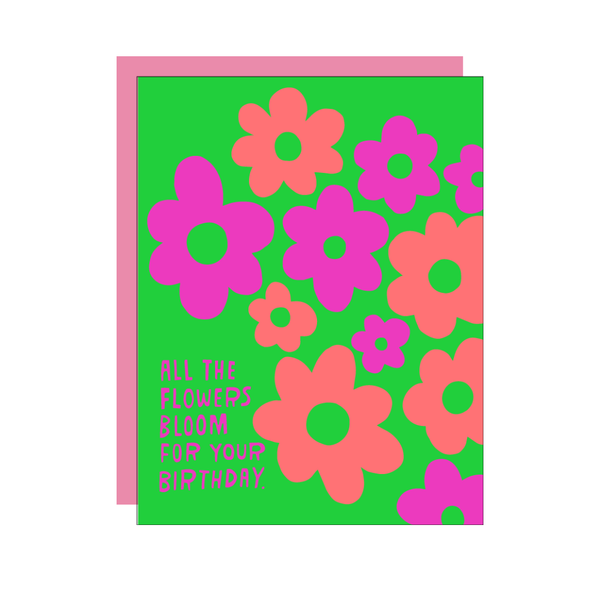 Bloom Birthday Card Ashkahn Cards - Birthday