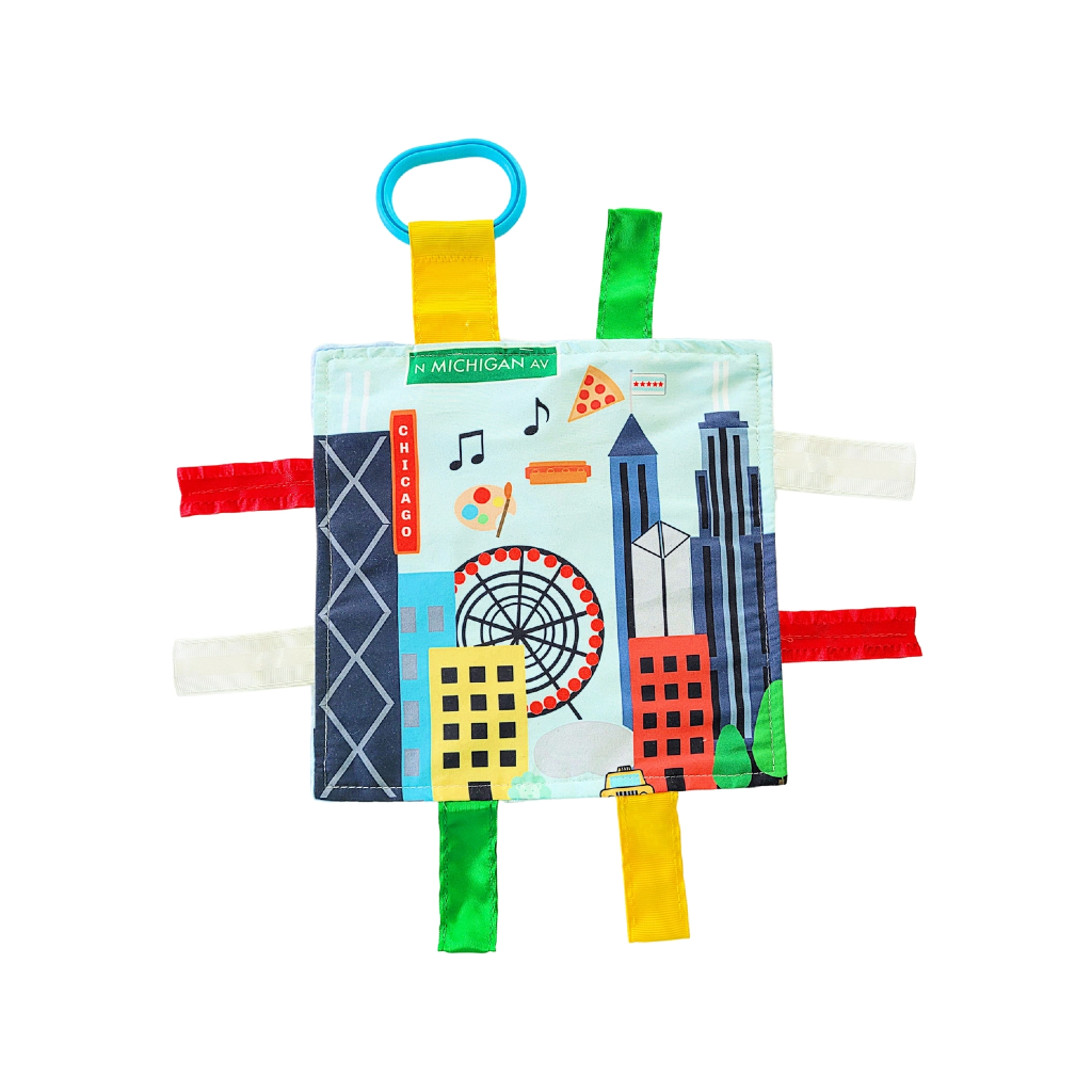 Baby Learning Crinkle Tag Square Chicago IL Urban General Store